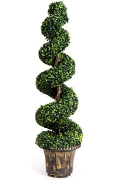 Spiral Boxwood Artificial Topiary Trees